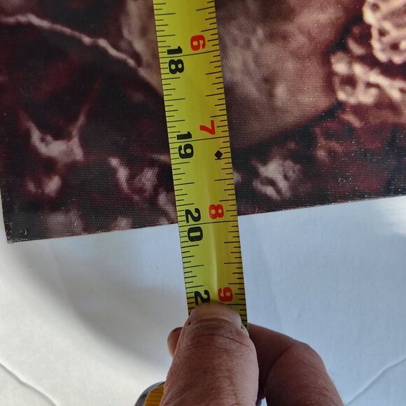 Creepy Skull Wall Art LED Light-Up Framed Decor 20" X 15" Halloween Gothic Style - Picture 5 of 9